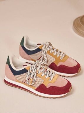 M. Moustache French Designer Sneakers colorful 41